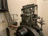 Old machinery at the former spinning mill at Riverside