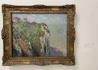 Monet's "La Falaise à Dieppe" at the Kunsthaus Zürich