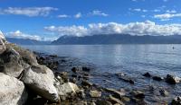 The shore of Lake Geneva