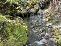 Mini-waterfall in the Kemptnertobel