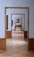 Infinite hallway at the Basel Kunstmuseum