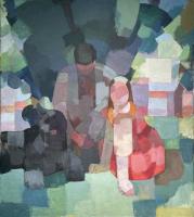 Rast im Freien, 1921 by ALBERT MÜLLER