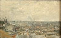Vue de Paris, prise de Montmartre, 1886 by VINCENT VAN GOGH
