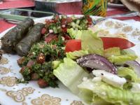 Delicious mezze from Zeina's Café in Utica