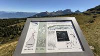 A marker on the Geoweg
