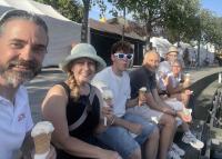 Marco, Kath, Andrey, Andy, Gabi, and R...o at the Thai food festival in Lachen