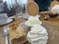 Pie and ice cream at Restaurant Harz at Atzmännig