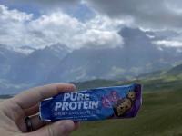 Sean's smashed-up protein bar would fu... me until I got back to Lauterbrunnen