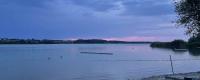 Sunset at Auslikon, last swim in August