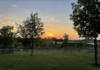 Sunset at Jucker Farm at Adi's 60th-birthday party