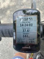 37.6&ordm; at the top of the second-to-last climb in Aargau