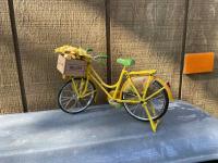 A cute bike decoration at a cute little café in Hottwil