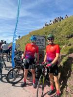 Adrian and Marco at the top of the Klausenpass