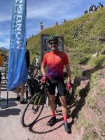 Marco at the top of the Klausenpass