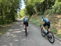 Oli and Adi attack another 13% hill in Aargau