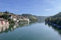 The Rhine river in Eglisau