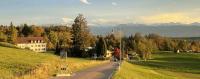 The View of the white mountains from just outside Oberbalm