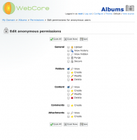 (13) Anonymous user permissions