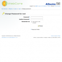 (4) Change password