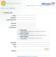 (7) Create a user